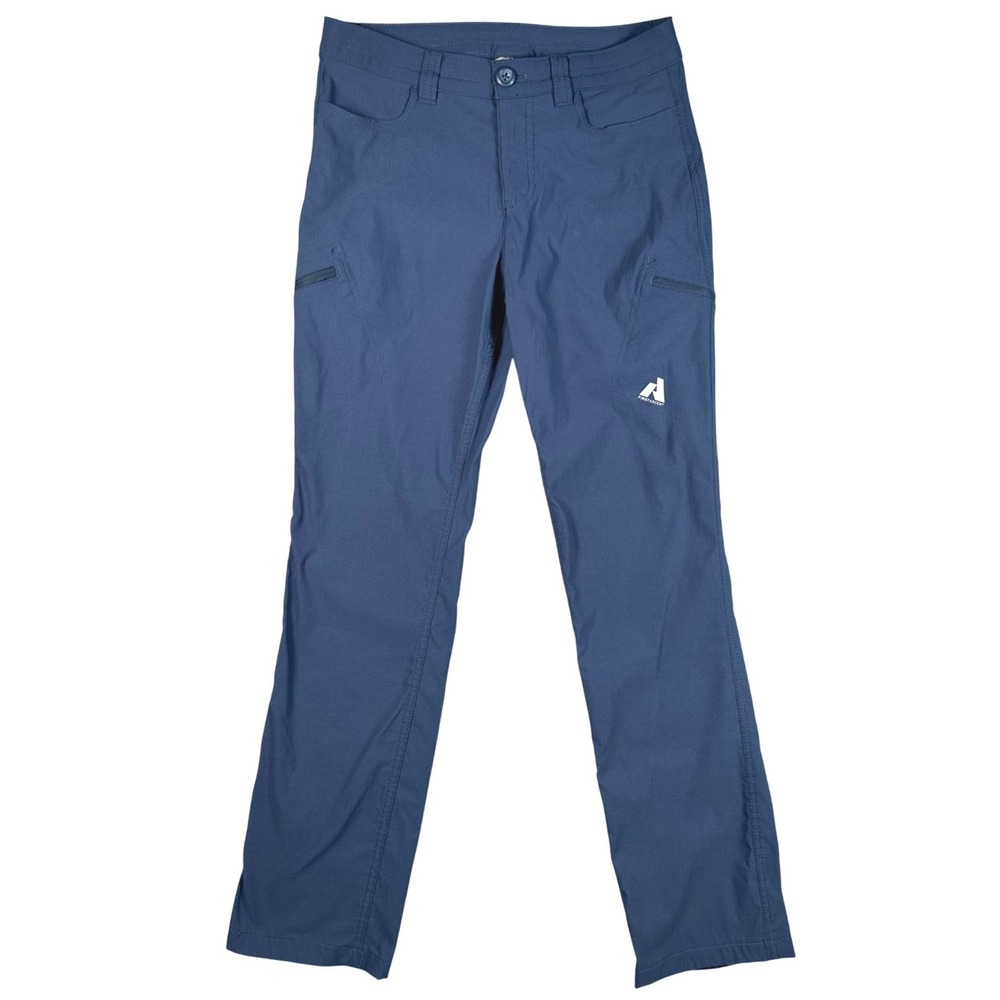 Eddie Bauer First Ascent Guide Pro Pants Womens 6 Navy Stretch Hiking Cargo Hike